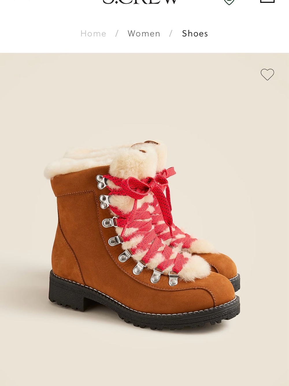 J Crew Nordic Boots in Newbuck